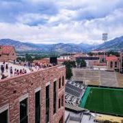 Rooftop view of Folsom Field